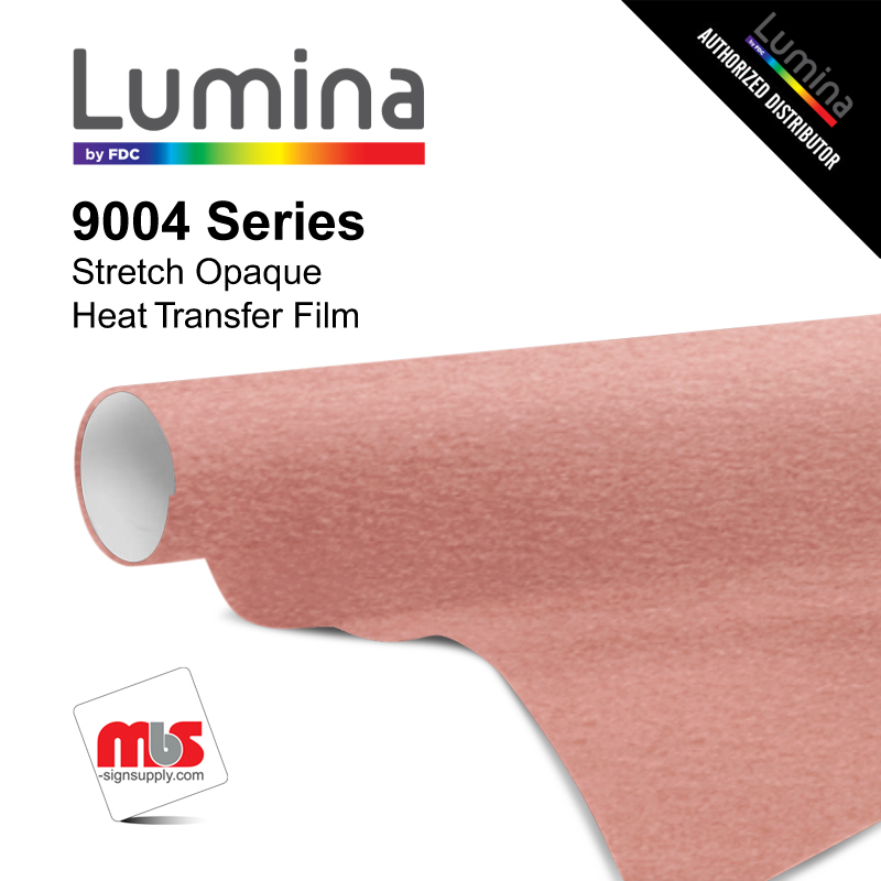 15'' x 10 Yards Lumina® 9004 Semi-Matte Rose Gold 2 Year Unpunched 3.5 Mil Heat Transfer Vinyl (Color code 224)